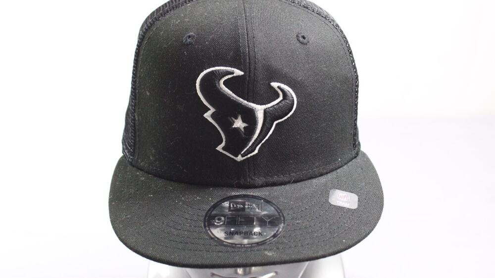New Era Trucker Snapback Hat Football 9 Fifty Houston Texans Mens OS Black
